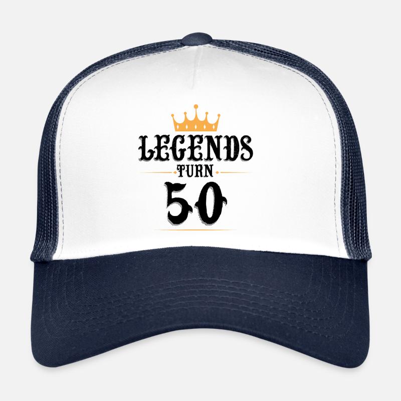 50 ans, les légendes ont 50 ans Casquette trucker 