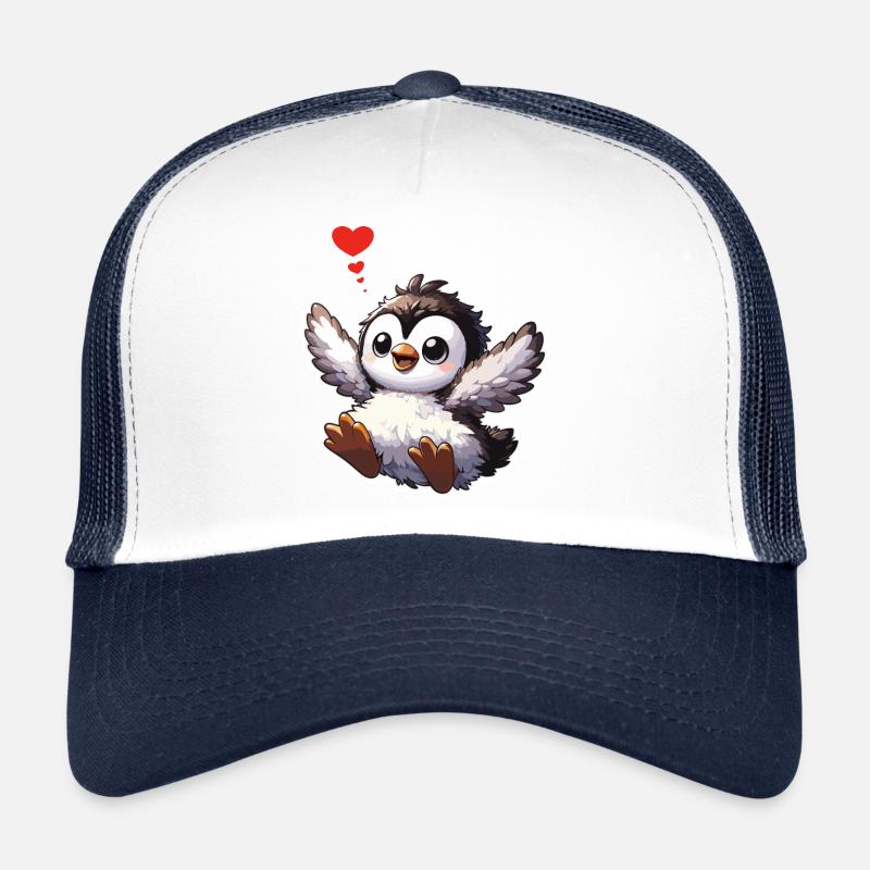 Pingouins mignons Petit pingouin Pingouin amoureux des pingouins Casquette trucker 