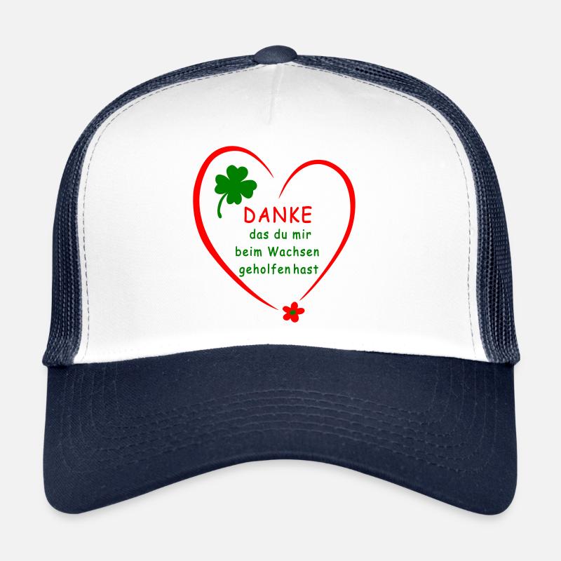 Merci Cœur avec Shamrock Casquette trucker 