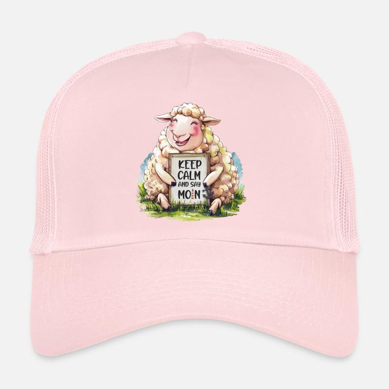 Restez calme et dites MOIN Casquette trucker 