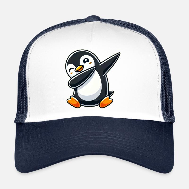 Pinguin Dab Ein cooler tanzender Pinguin Dabbing D Trucker Cap