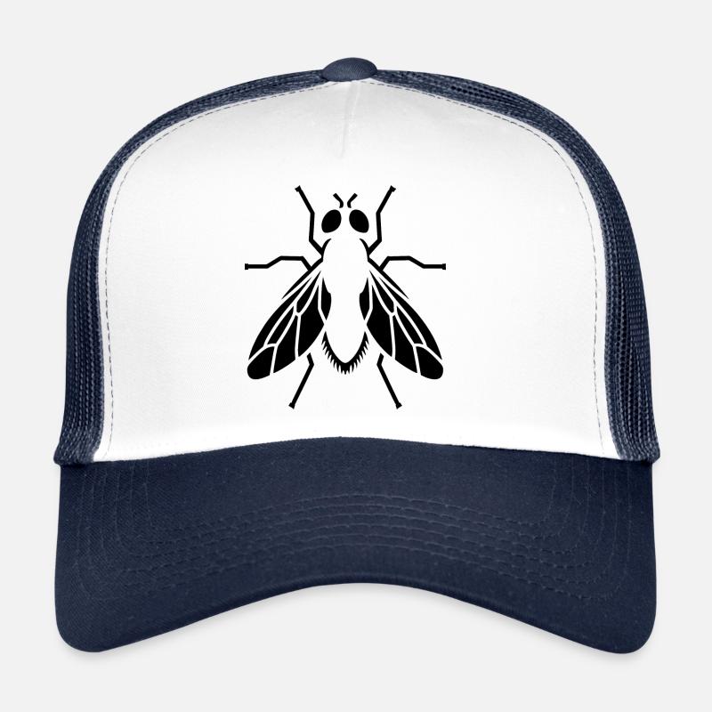 Noeud papillon insecte silhouette minimaliste simple Casquette trucker 