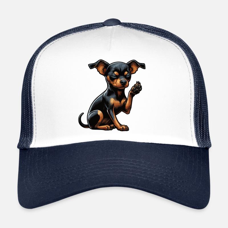 Pinscher miniature Pinscher Pinscher Pinscher Propriétaire Minpin Casquette trucker 