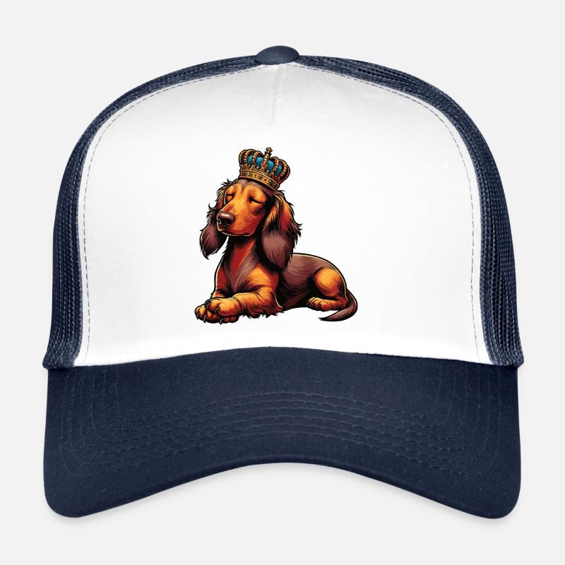 Teckel à poil long Teckel Teckel Teckel Casquette trucker 