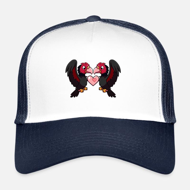 Harpy Couple In Love Eagle Animal Valentine's Day Trucker Cap