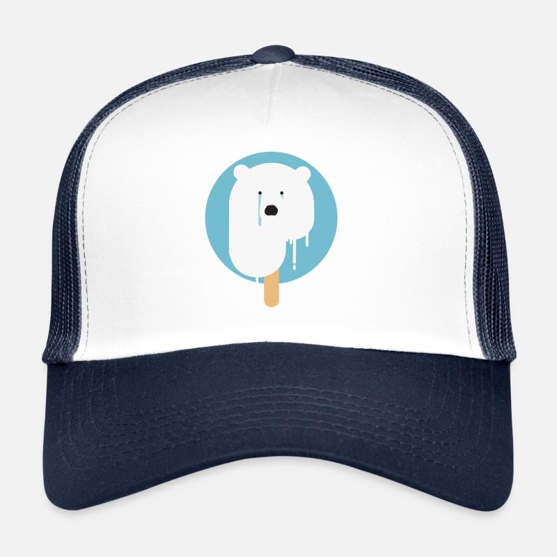 Earth day Polar Bear Trucker Cap