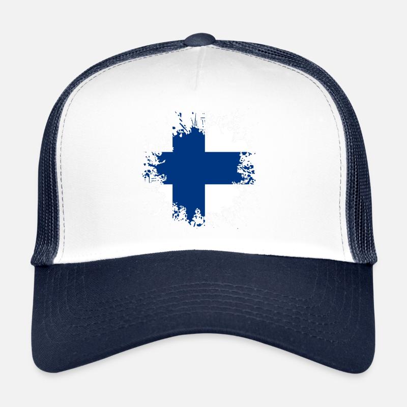 Finnland Flagge Suomi lippu Trucker Cap