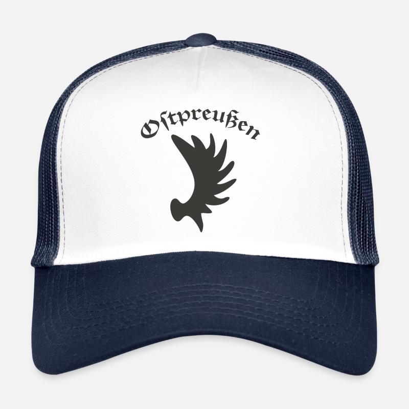 Alte Heimat Ostpreussen Elchschaufel Symbole 1 Casquette trucker 