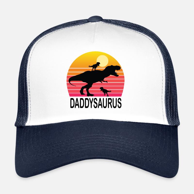 Daddysaurus Dinosaurier Dino Vater Dad Papa Shirt Trucker Cap