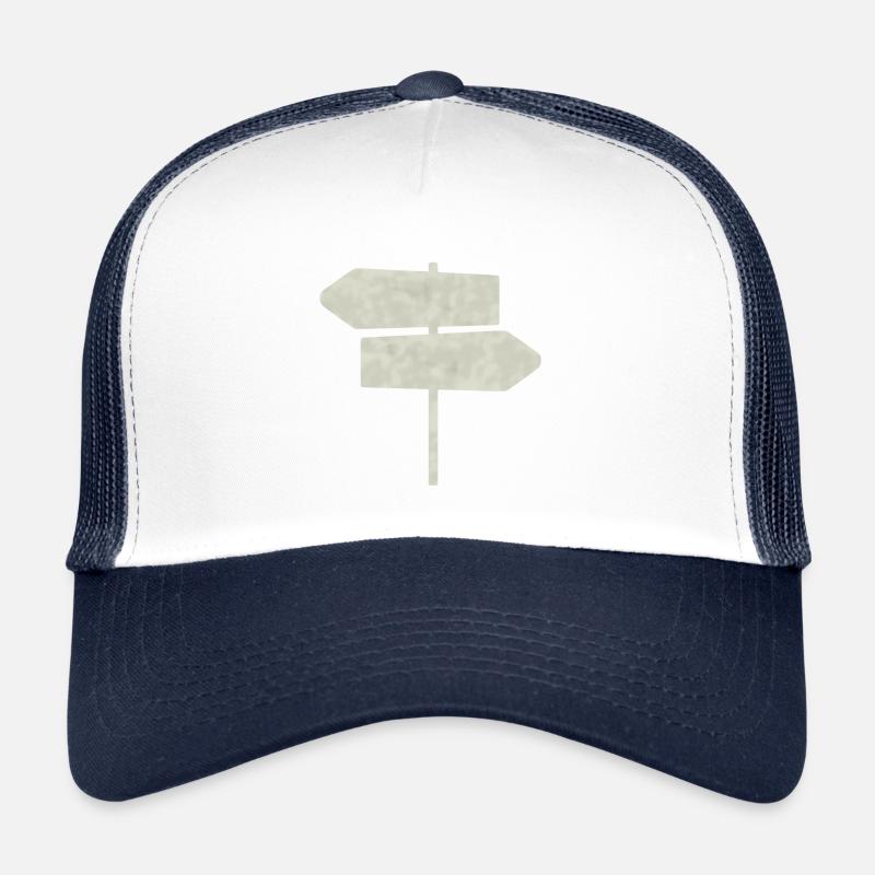 Panneau de signalisation Casquette trucker 