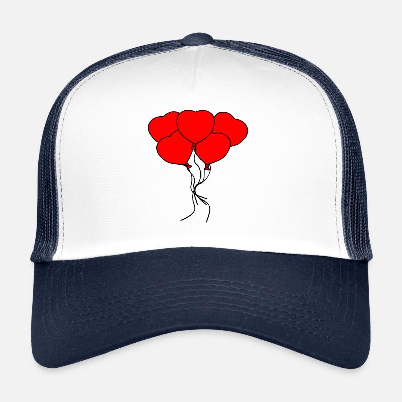 Ballons de coeur Casquette trucker 