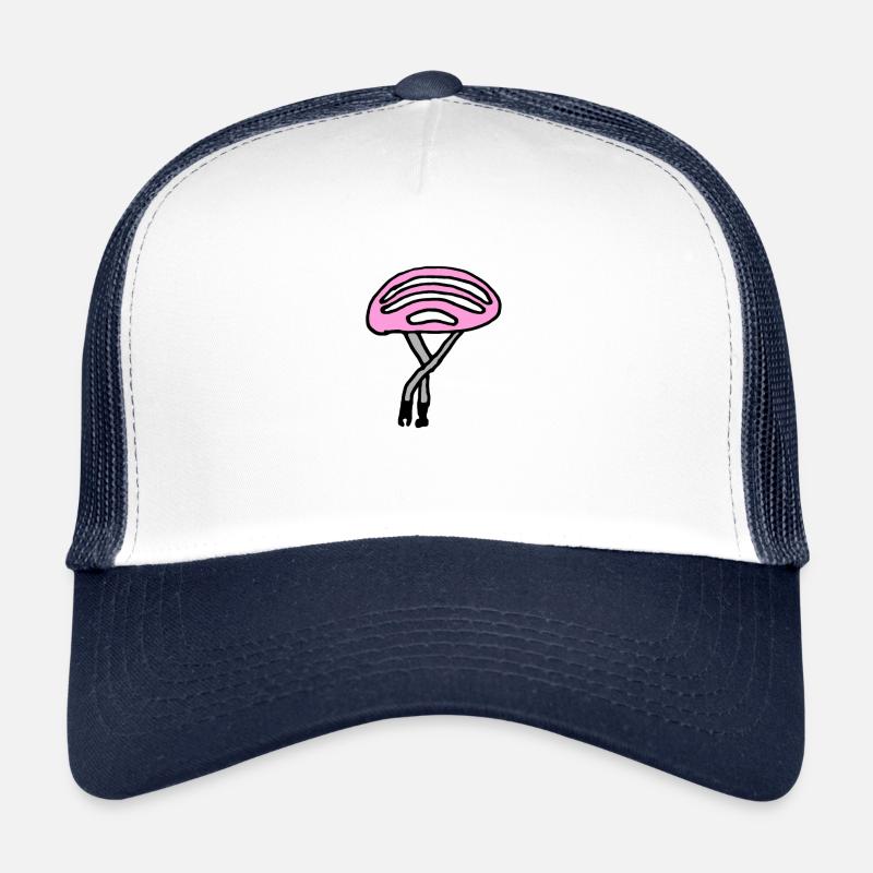 Fahrradhelm pink Trucker Cap
