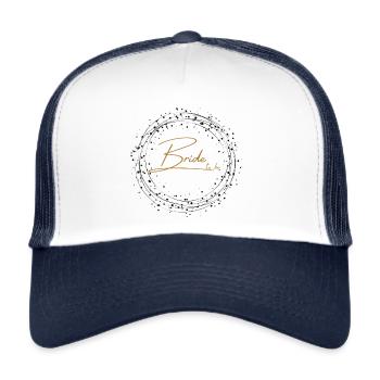 Bride to be Gold - Trucker Cap - white/navy - Front