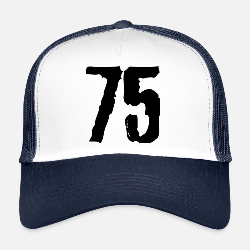 Maillot à 75 numéros Casquette trucker 