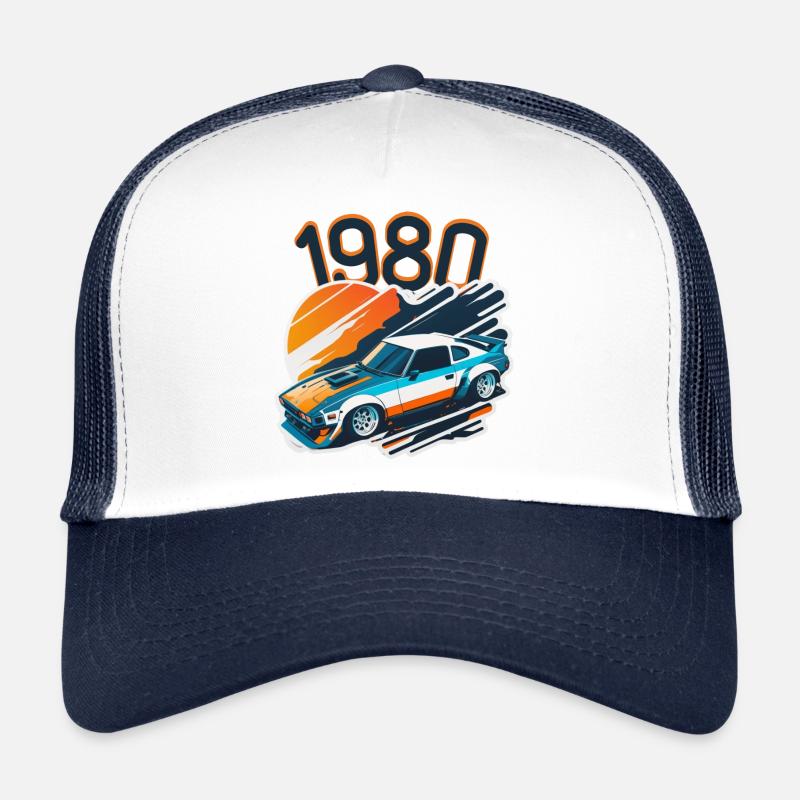 1980 Japanischer Auto-Oldtimer-Stil Trucker Cap
