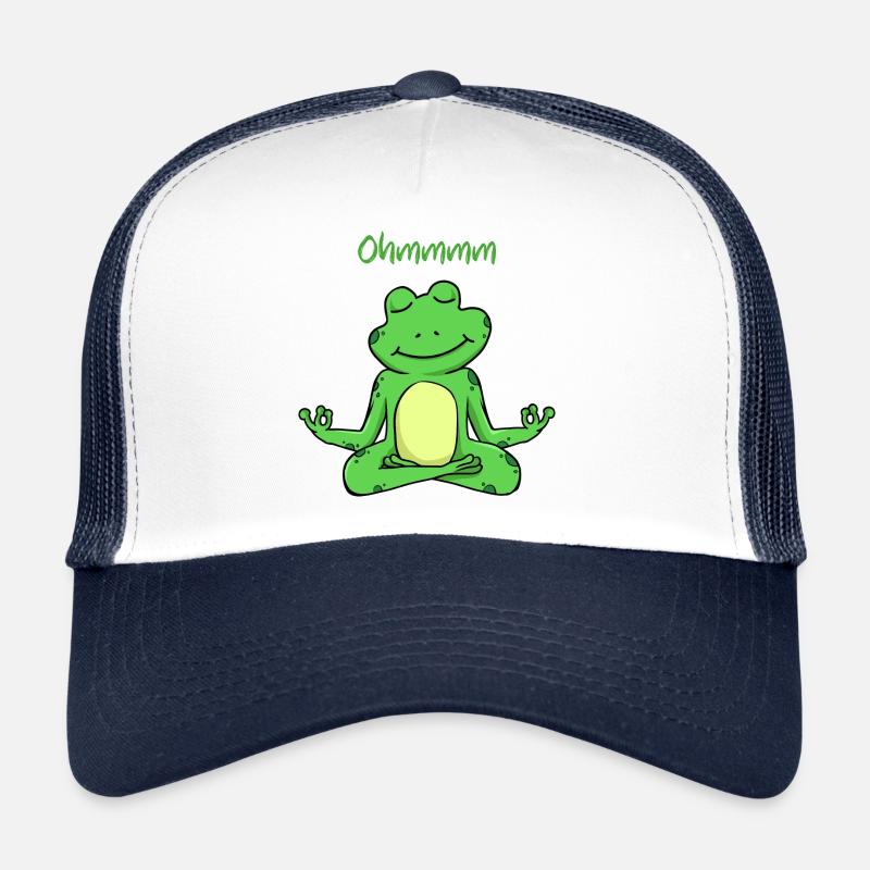 Ohmmm ein lustiger Yoga Frosch Trucker Cap