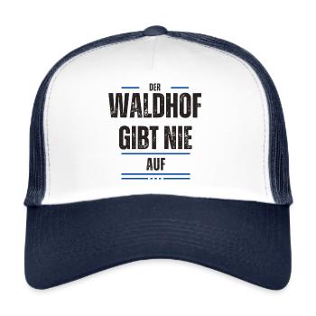 Waldhof Barackler - Trucker Cap - Weiß/Navy - Vorne