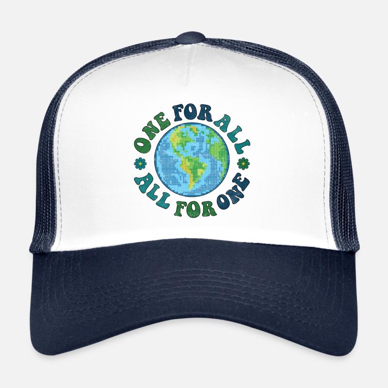 one for all, all for one - retro Trucker Cap