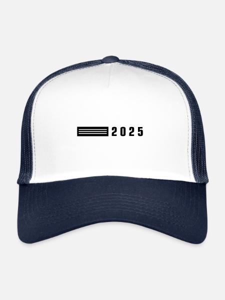 2025 Element - Trucker Cap - white/navy - Front