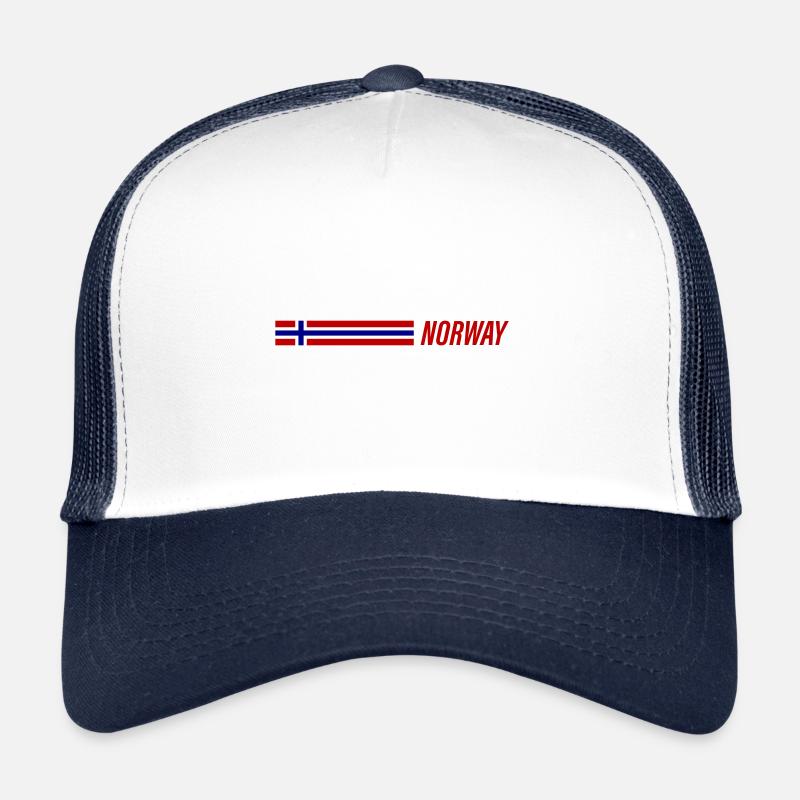 Drapeau de la Norvège Casquette trucker 