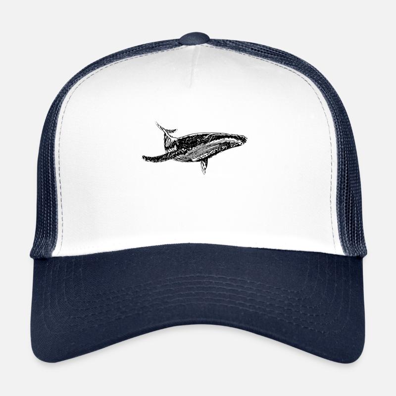 Wal - Trucker Cap - Weiß/Navy
