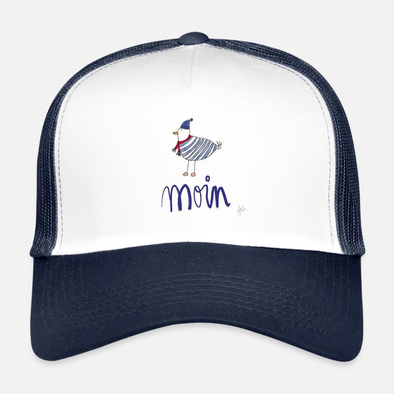 Chemise rayée mouette Moin Casquette trucker 