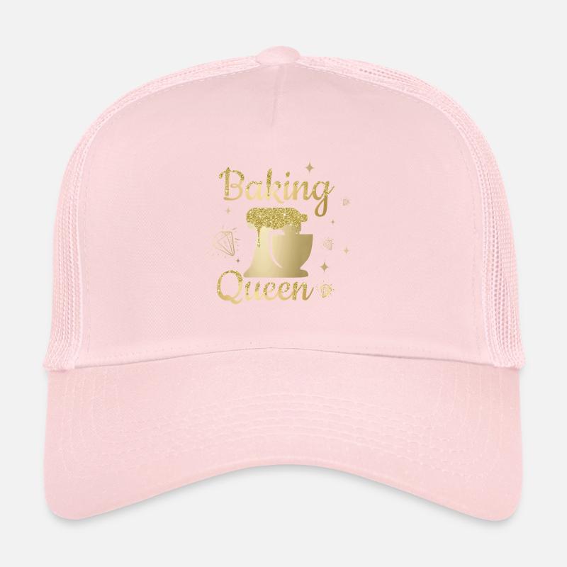 "Baking Queen" Glitter Customizable Trucker Cap
