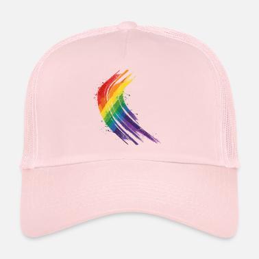Pennellata arcobaleno Cappellino sportivo