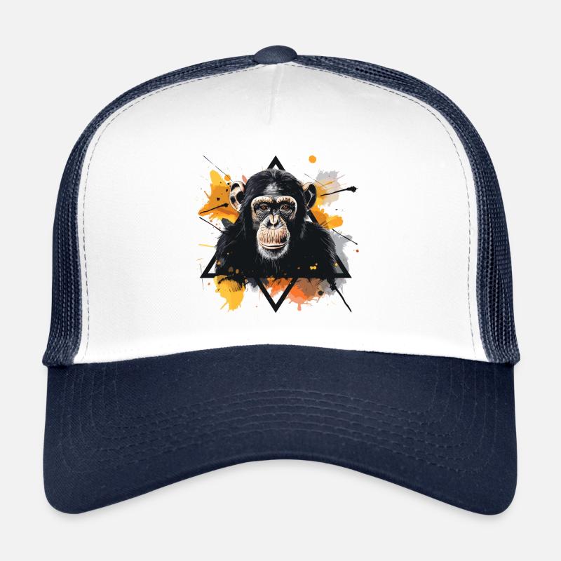 Singe chimpanzé Casquette trucker 