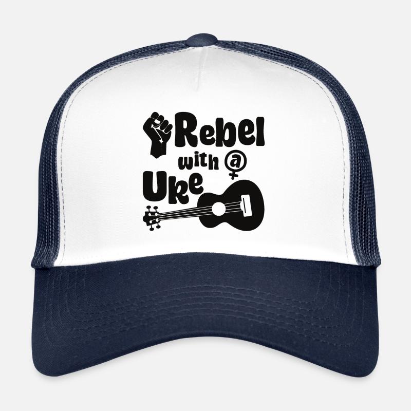 Feminist Rebel with a Uke Trucker Cap