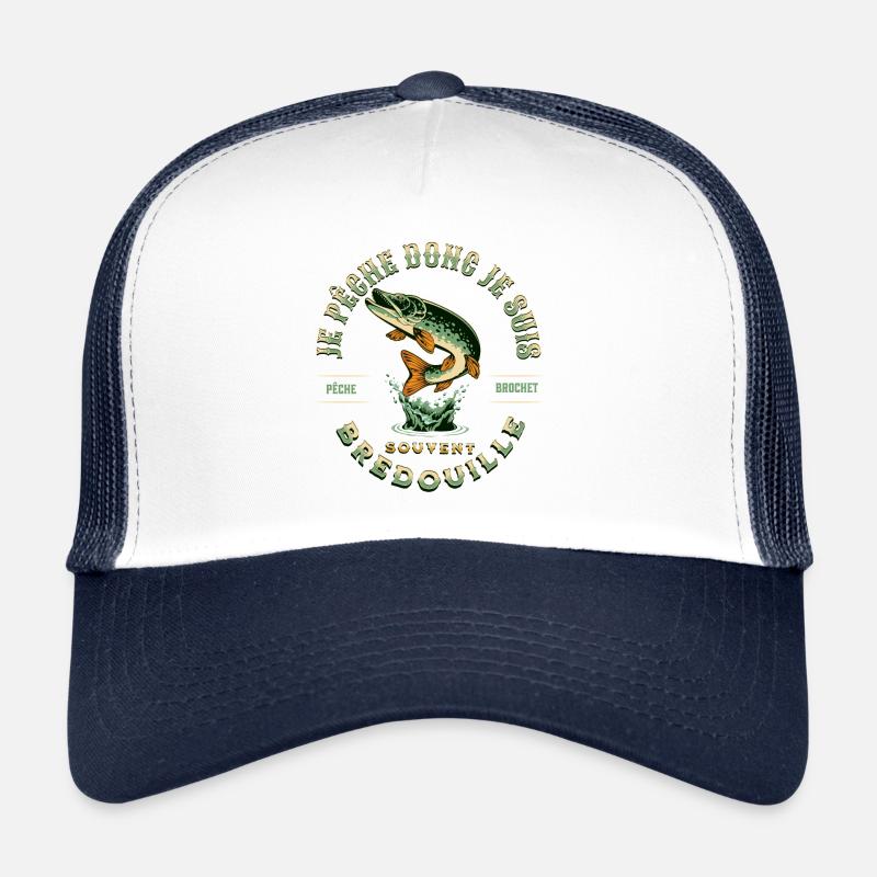 pêche souvent bredouille, cadeau pour pecheur Casquette trucker 