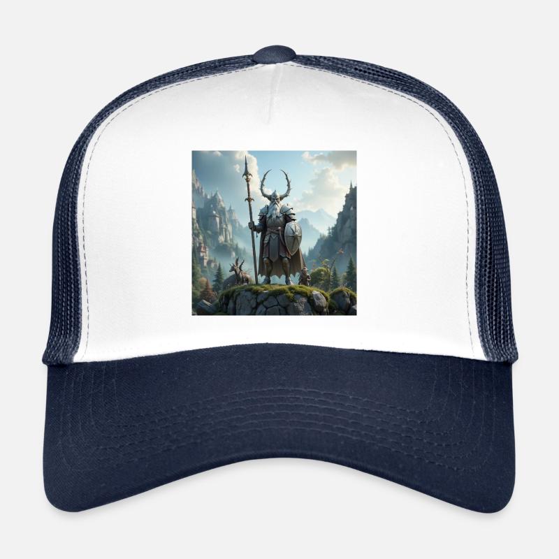 Eremiticus - Trucker Cap - Weiß/Navy