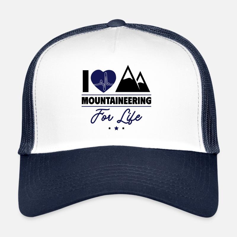 I Love Mountaineering – Made for Life Trucker Cap