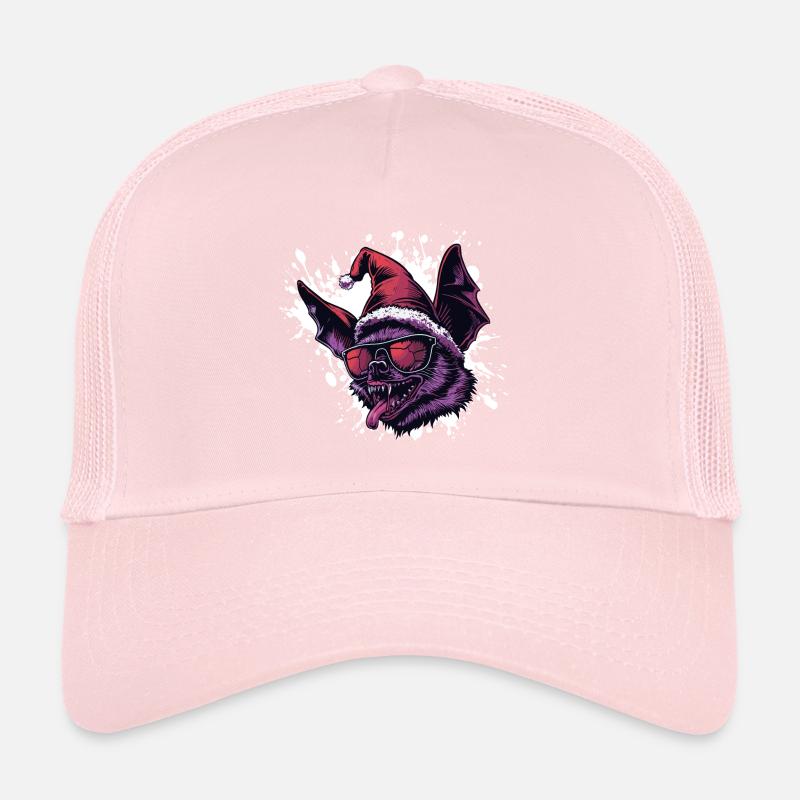 Chauve-souris Noël drôle Casquette trucker 
