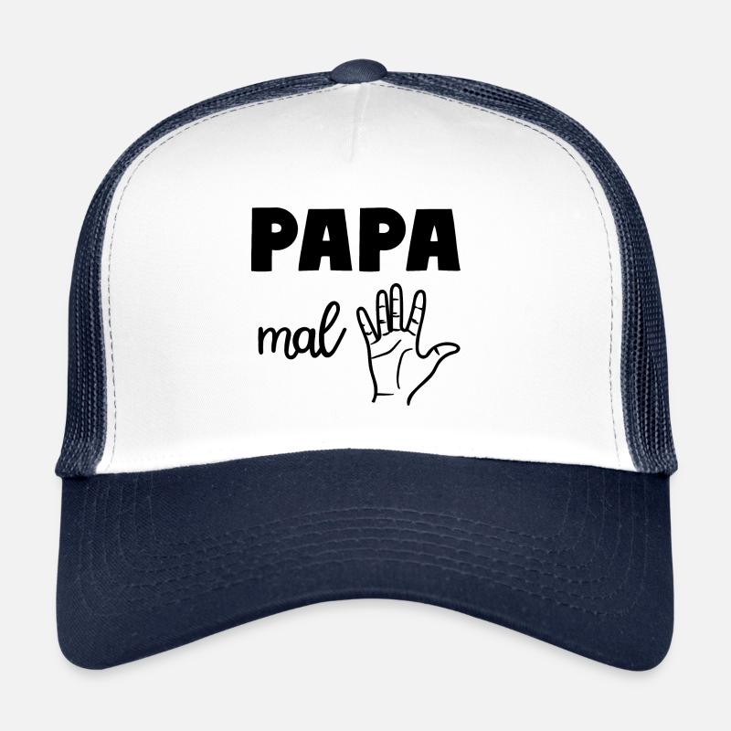 Papa mal Fünf Vater Trucker Cap