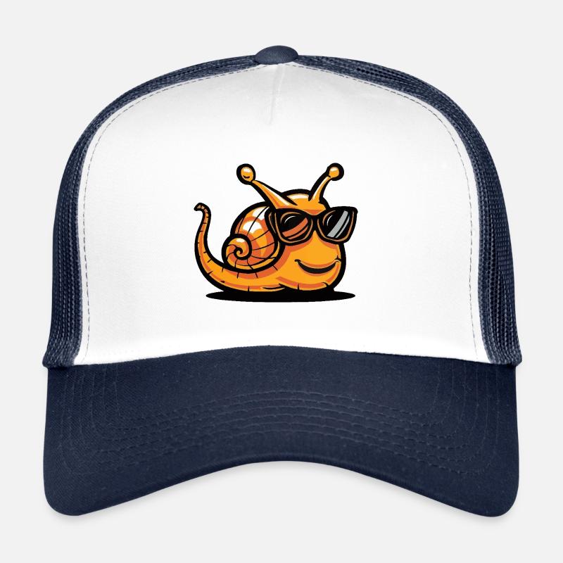 Escargot Bande dessinée cool Casquette trucker 