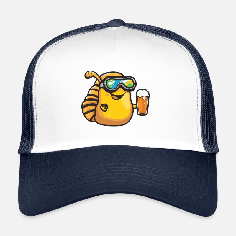 Snail Après Ski Beer Comic Trucker Cap