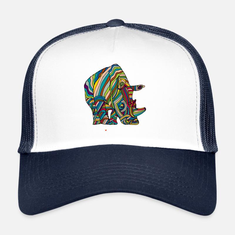Les rhinocéros sont comme des licornes ... juste plus épais Casquette trucker 