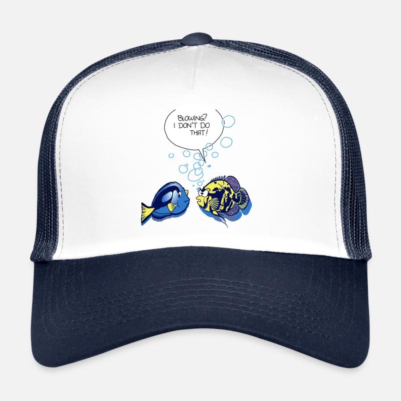 Poisson soufflant Casquette trucker 