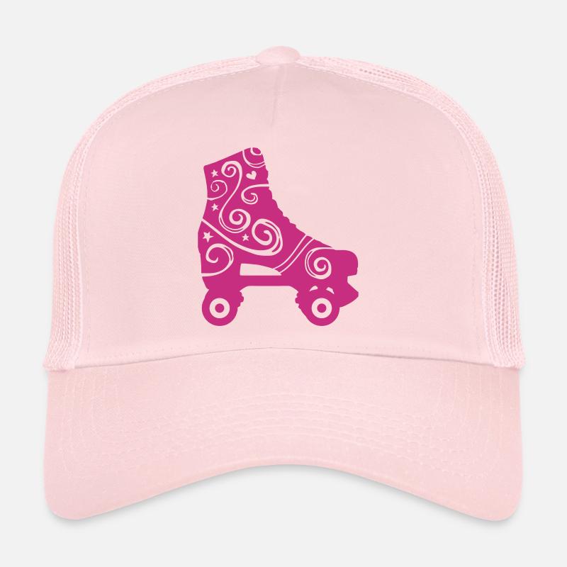 skates decorated 1c 2 / rollerskates Casquette trucker 