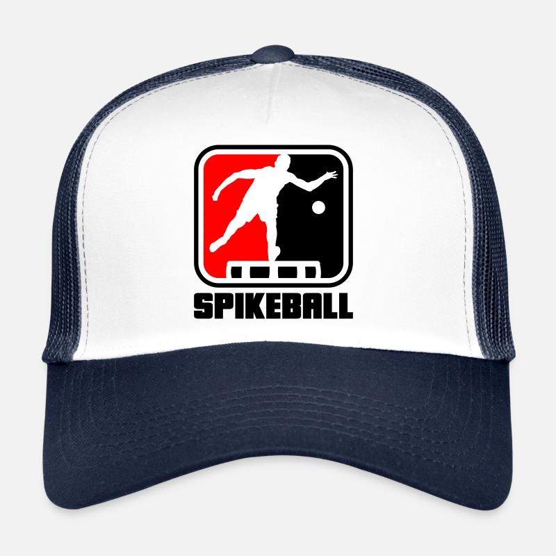 Les couleurs peuvent être modifiées | Roundnet Spike Ball Spikeball Casquette trucker 