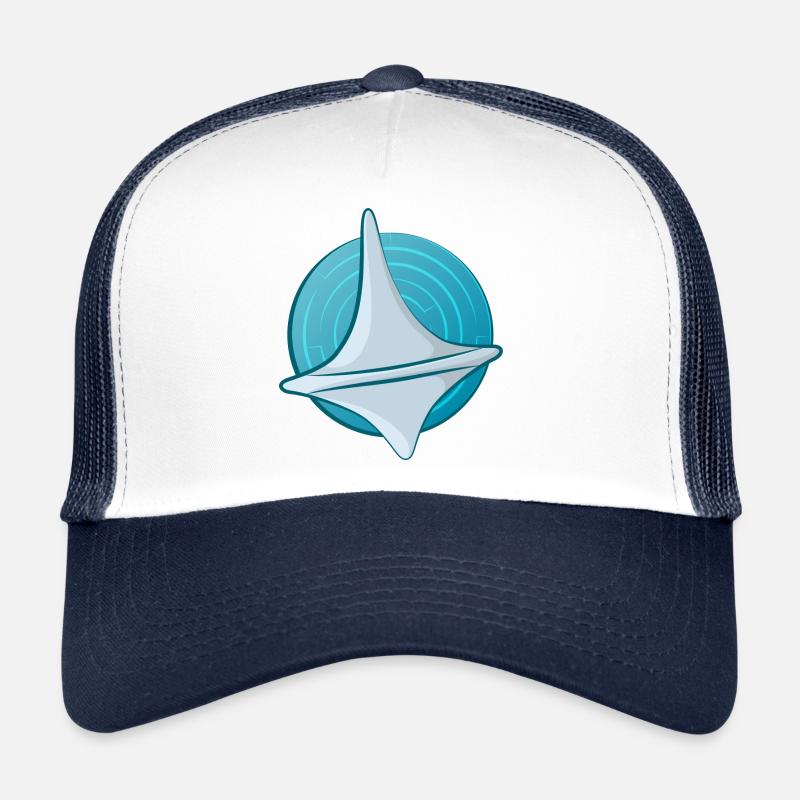 Inception - Casquette trucker  - blanc/marine