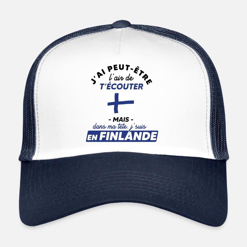 La finlande c'est génial Casquette trucker 