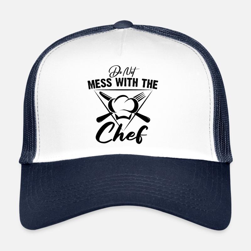 Chef Chef Chef Cuisine Drôle de dicton Casquette trucker 