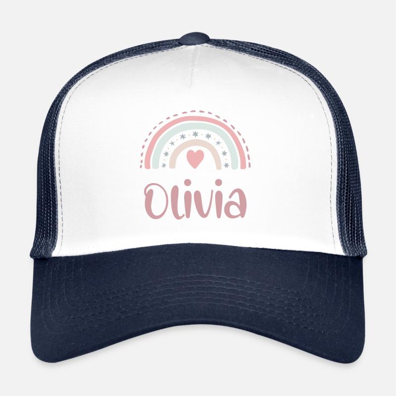 Olivia Nom Arc-en-ciel Casquette trucker 