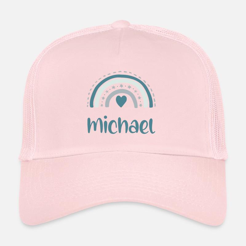 Michael Name Regenbogen Trucker Cap