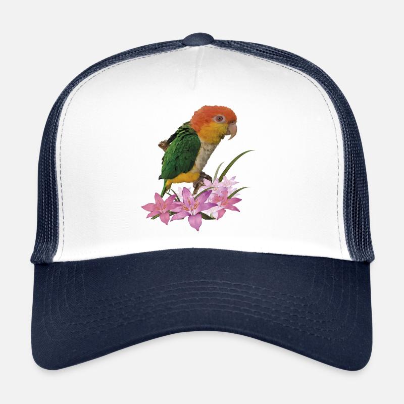 Le caïque à tête orange Casquette trucker 