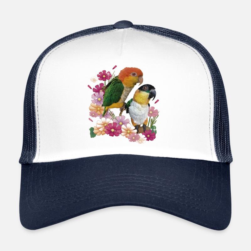 The orange-headed caique Trucker Cap