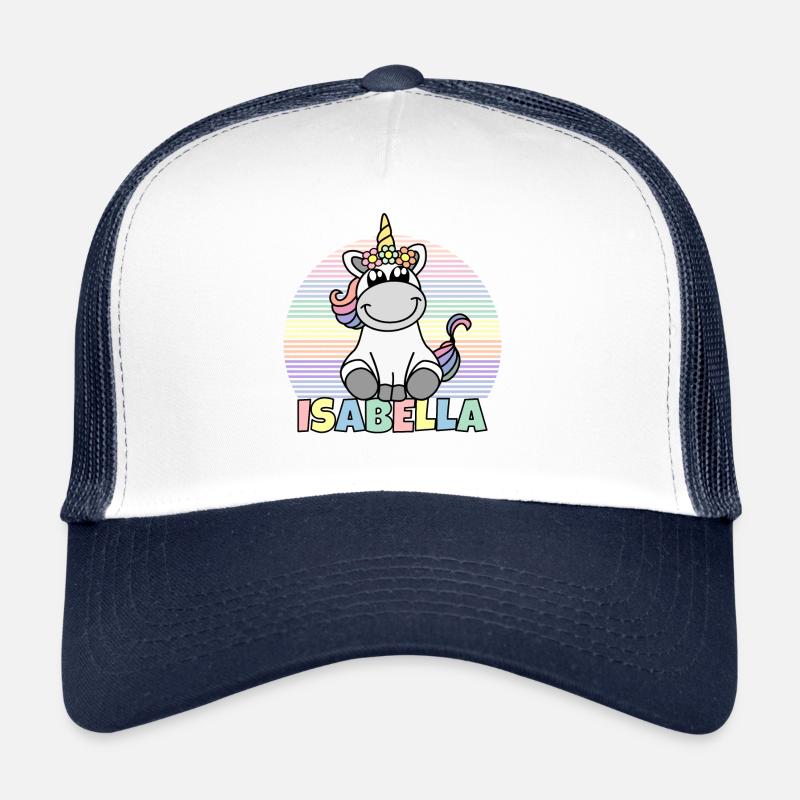 Isabella Einhorn Name Trucker Cap