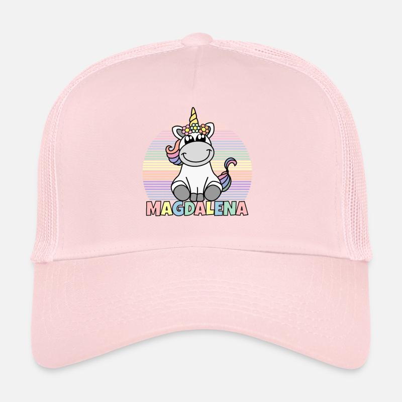 Magdalena Unicorn Name Trucker Cap